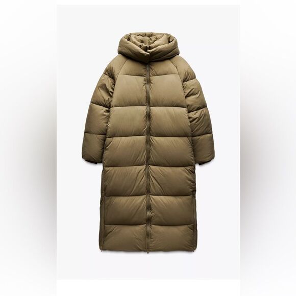 ZARA WATER AND WIND PROTECTION LONG ANORAK - Picture 11 of 13